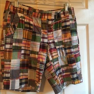 Jcrew Womens madras capris city fit 6